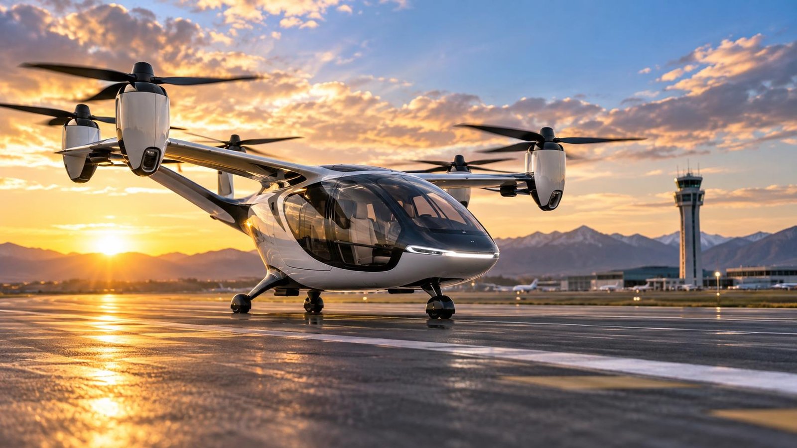 Surf Air Mobility Attends FAA’s Project Nexus eIPP Event, Reinforcing Its Position as the Commercial Platform for Advanced Air Mobility - The Globe and Mail — AI-generated aviation illustration; not the actual aircraft or reported event.